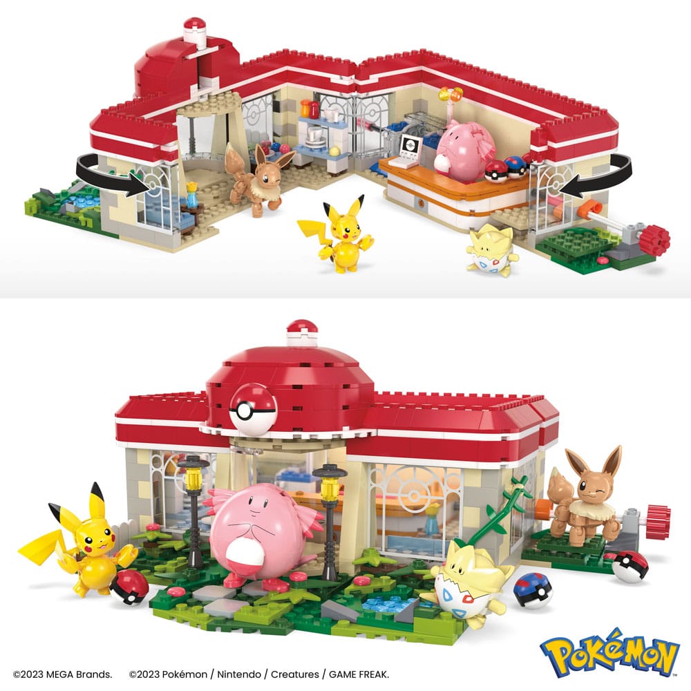 Pokémon jeu de construction Mega Construx Centre Pokémon de la forêt