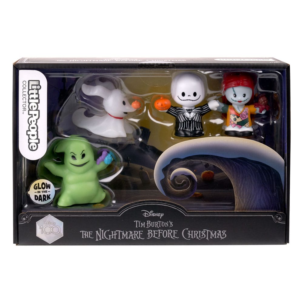 L'Étrange Noël de monsieur Jack pack 4 minifigurines Fisher-Price Little People Collector 7 cm