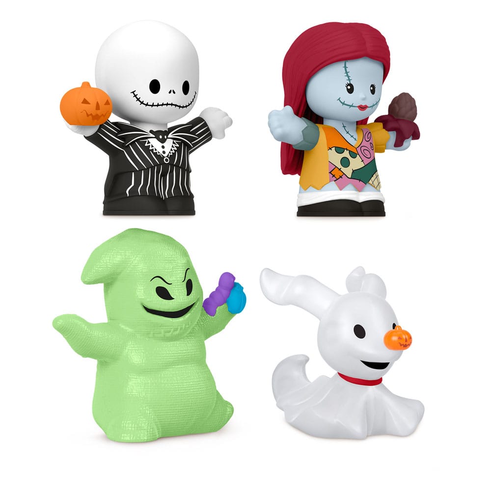 L'Étrange Noël de monsieur Jack pack 4 minifigurines Fisher-Price Little People Collector 7 cm