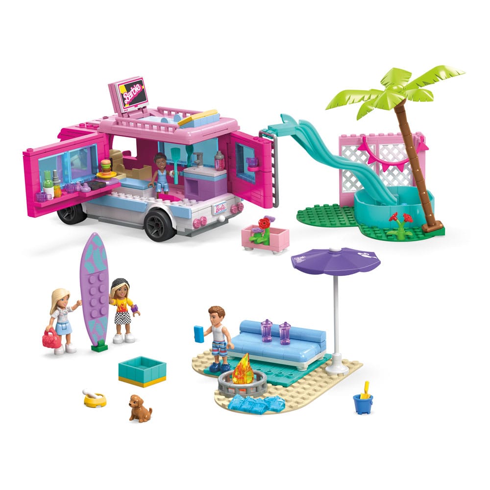 Barbie jeu de construction MEGA Aventure en camping-car de rêve