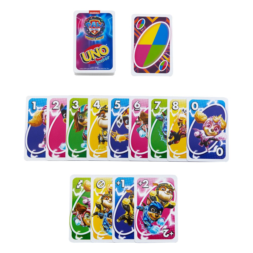 PAW Patrol: The Mighty Movie jeu de cartes UNO Junior