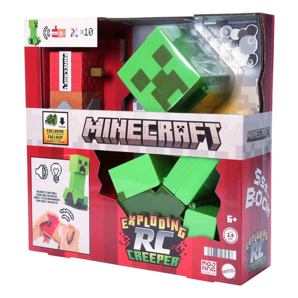 Minecraft figurine radiocommandé Exploding Creeper 25 cm