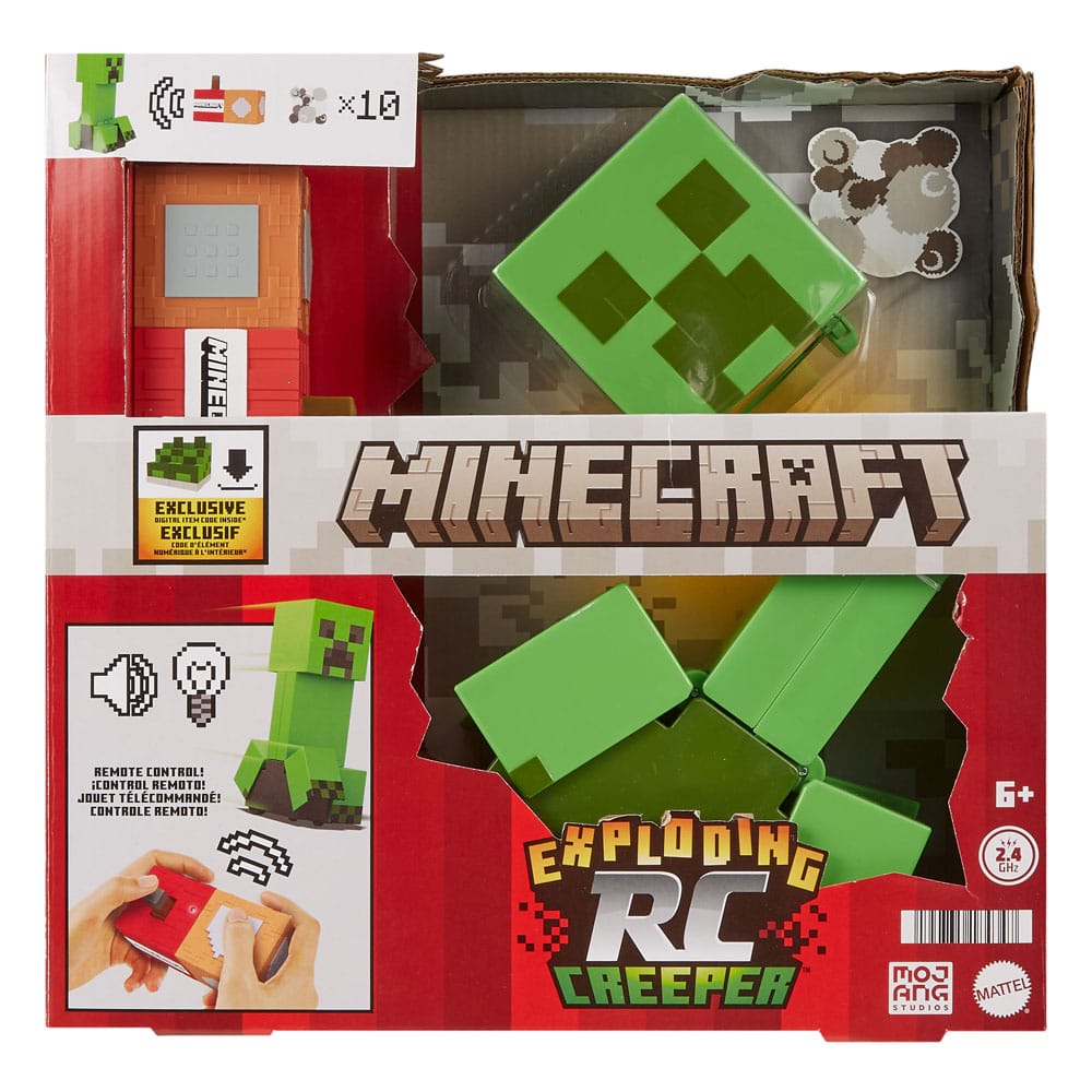 Minecraft figurine radiocommandé Exploding Creeper 25 cm