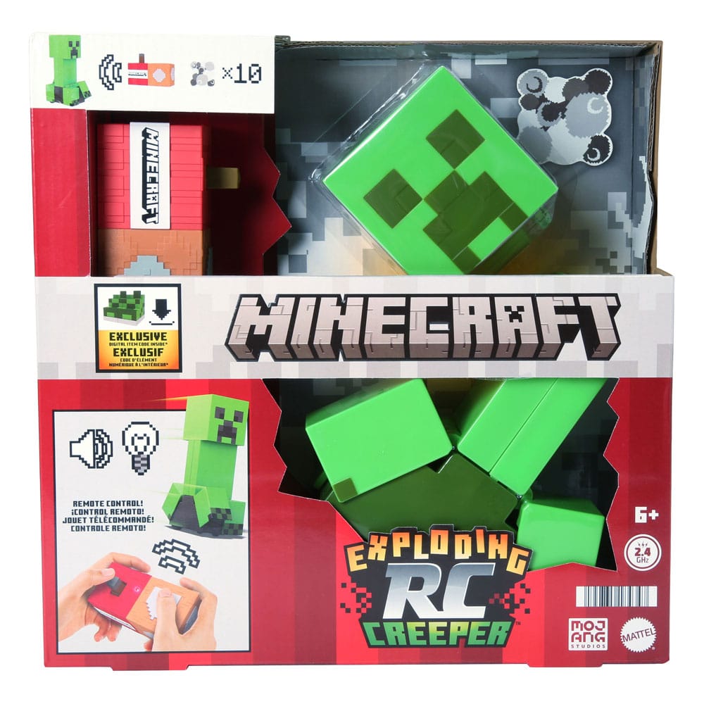 Minecraft figurine radiocommandé Exploding Creeper 25 cm
