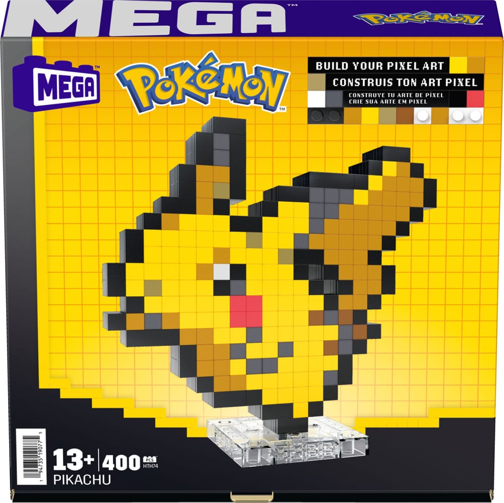 Pokémon jeu de construction MEGA Pikachu Pixel Art