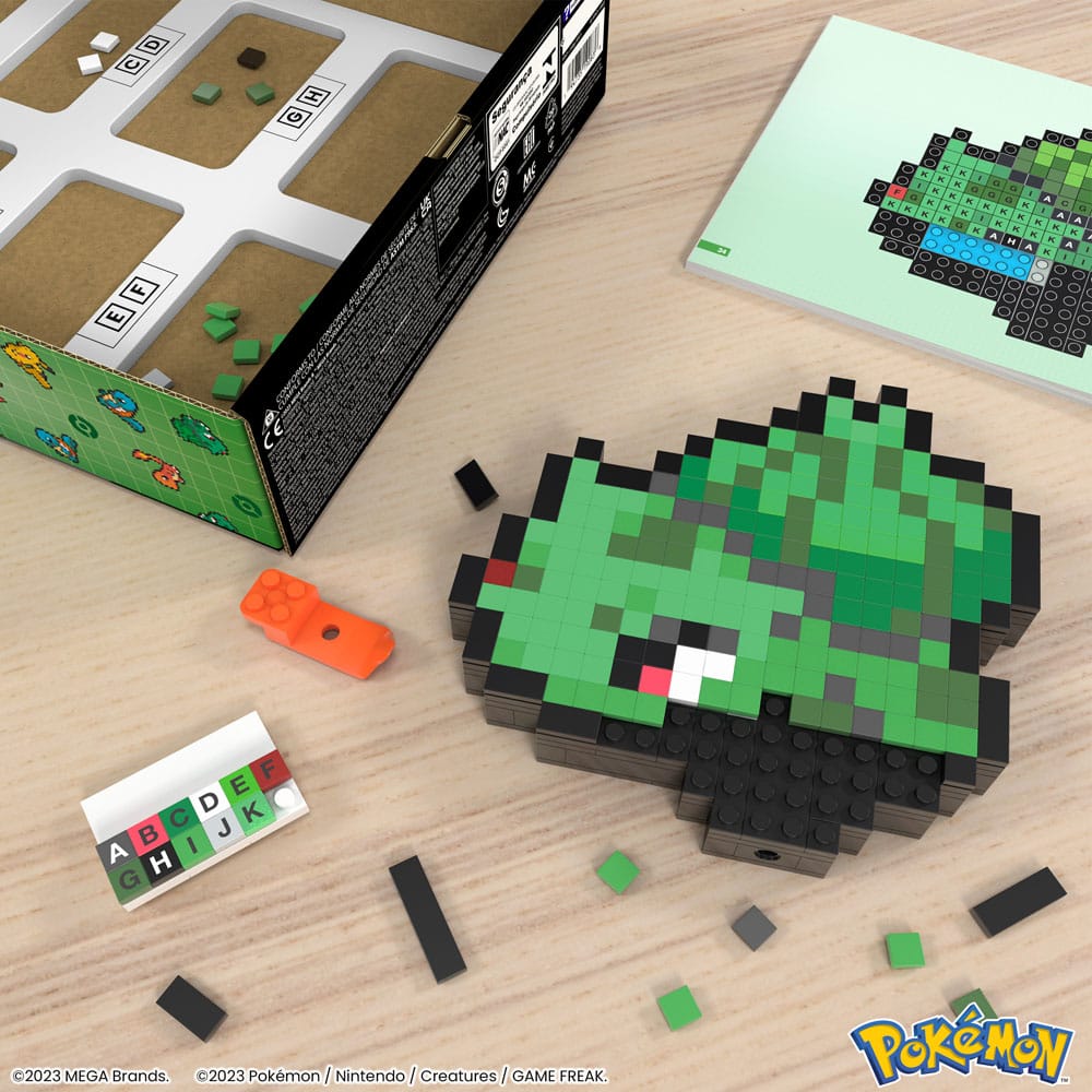 Pokémon jeu de construction MEGA Bulbizarre Pixel Art