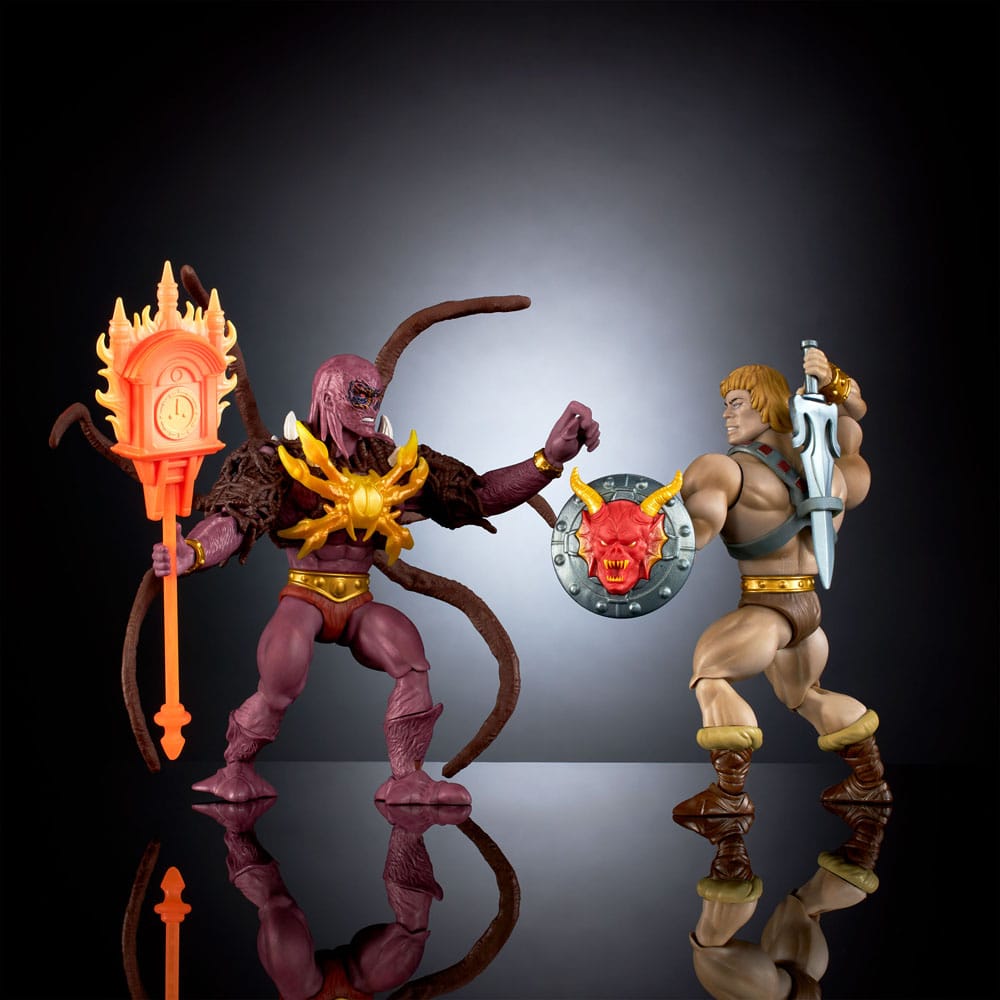Masters of the Universe x Stranger Things Origins pack 2 figurines He-Man & Vecna 14 cm