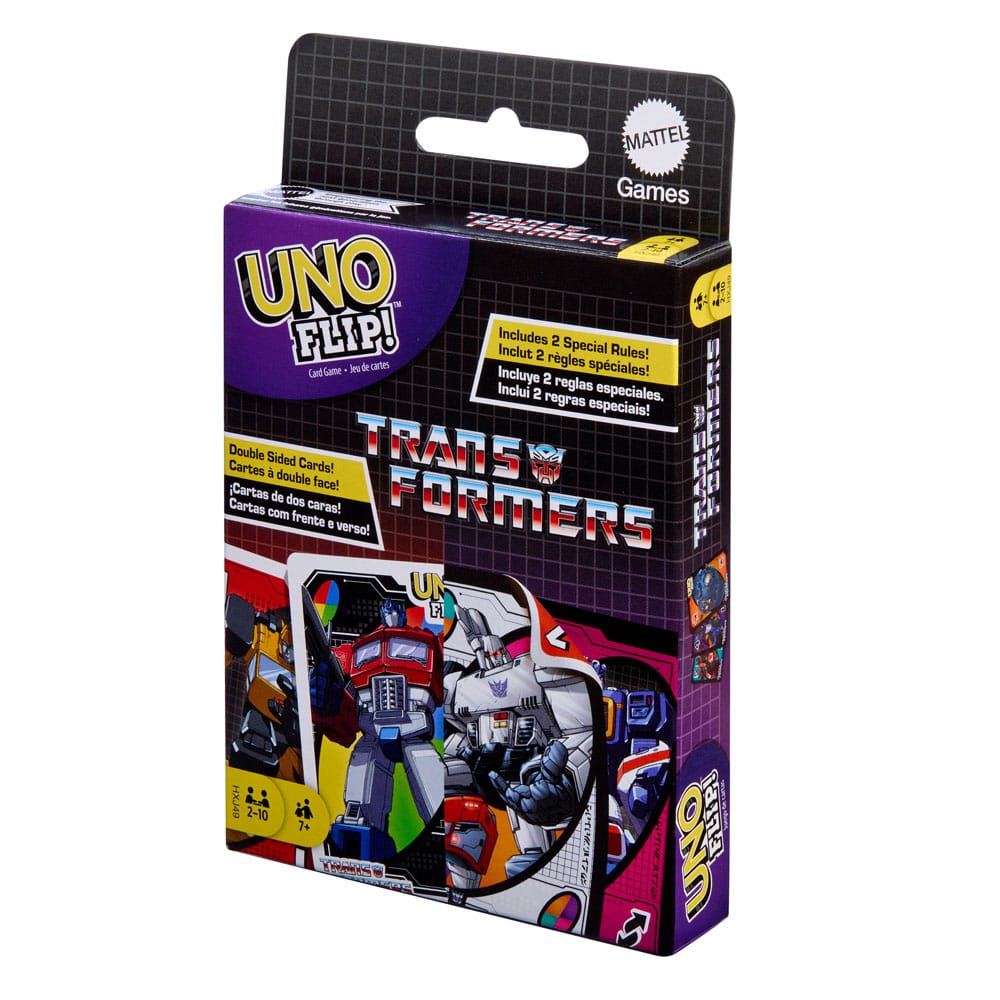Transformers jeu de cartes UNO Flip!