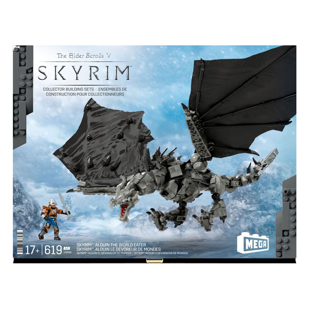The Elder Scrolls V: Skyrim jeu de construction MEGA Alduin Le Dévoreur de Mondes