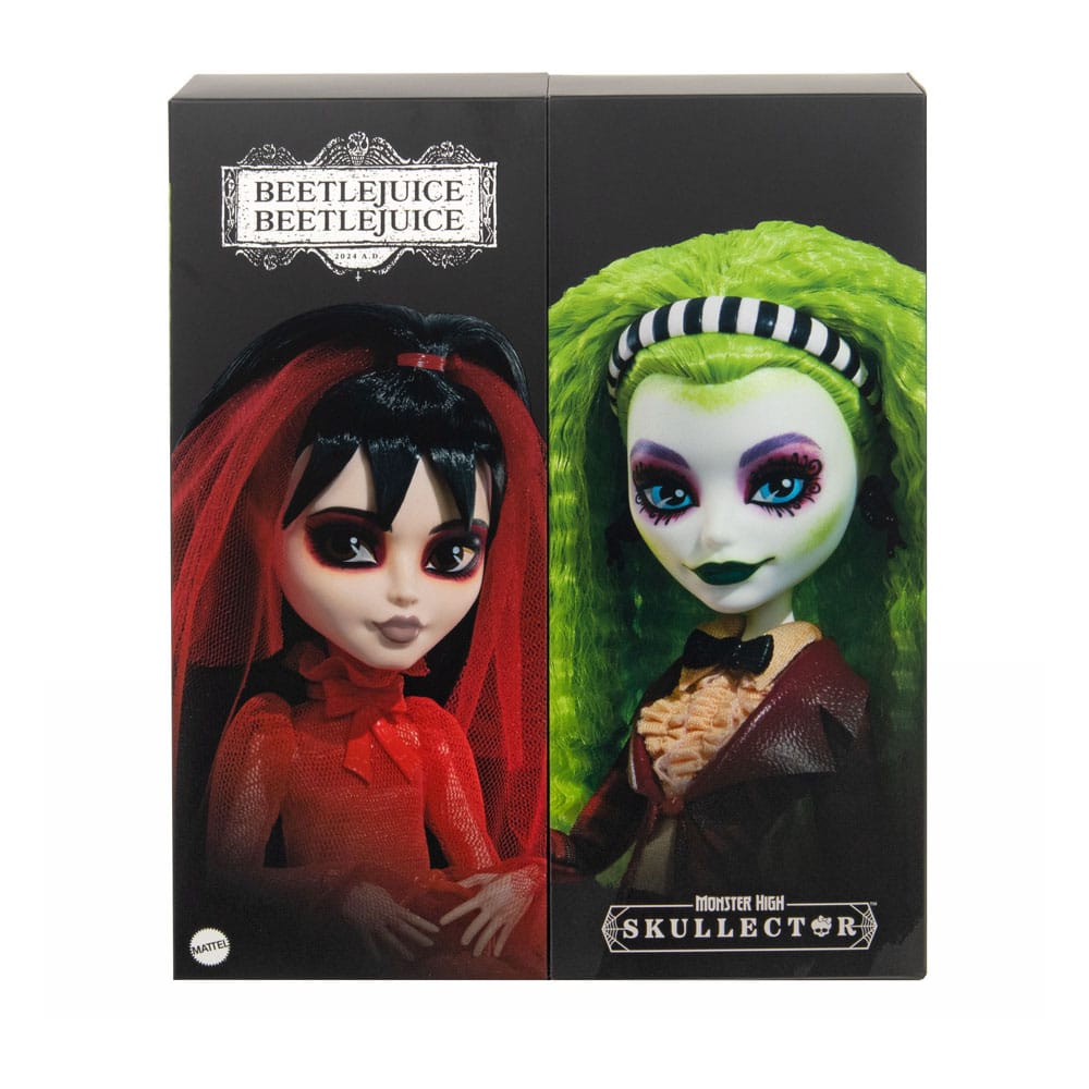 Beetlejuice Beetlejuice pack 2 poupées Monster High Skullector Betelgeuse & Lydia 25 cm
