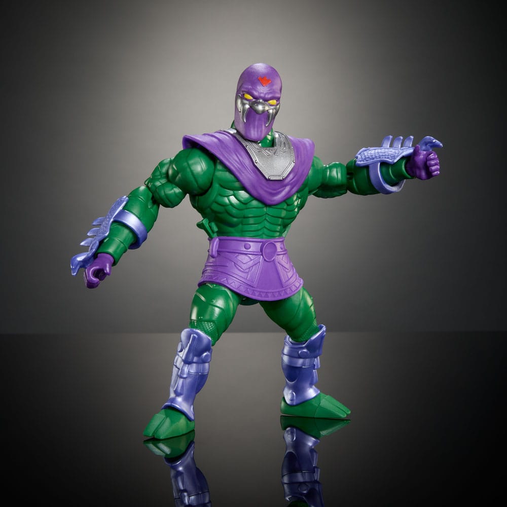 MOTU x TMNT: Turtles of Grayskull figurine Deluxe King Hiss 14 cm
