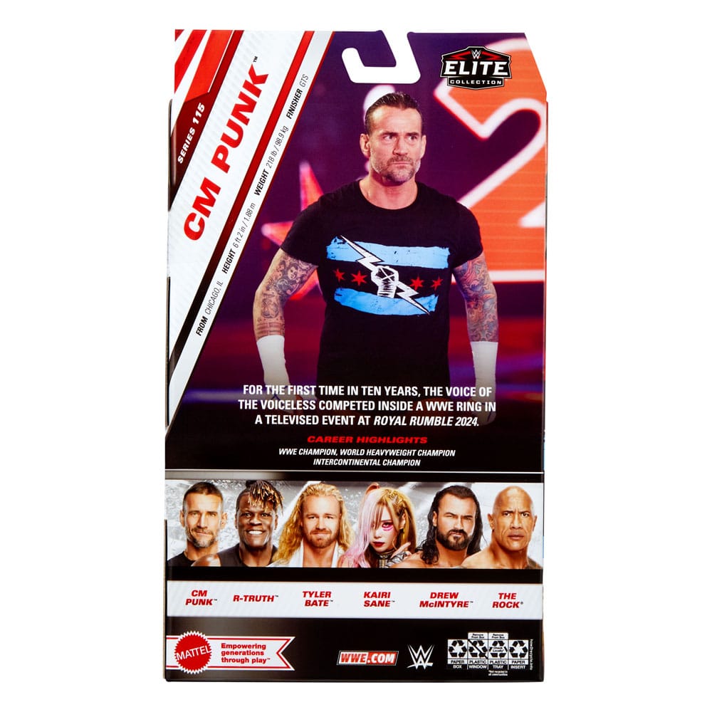 WWE Elite Collection figurine CM Punk 15 cm
