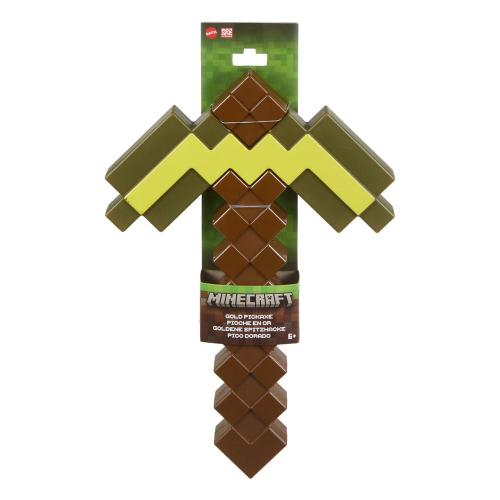 Minecraft réplique Roleplay Pioche en or