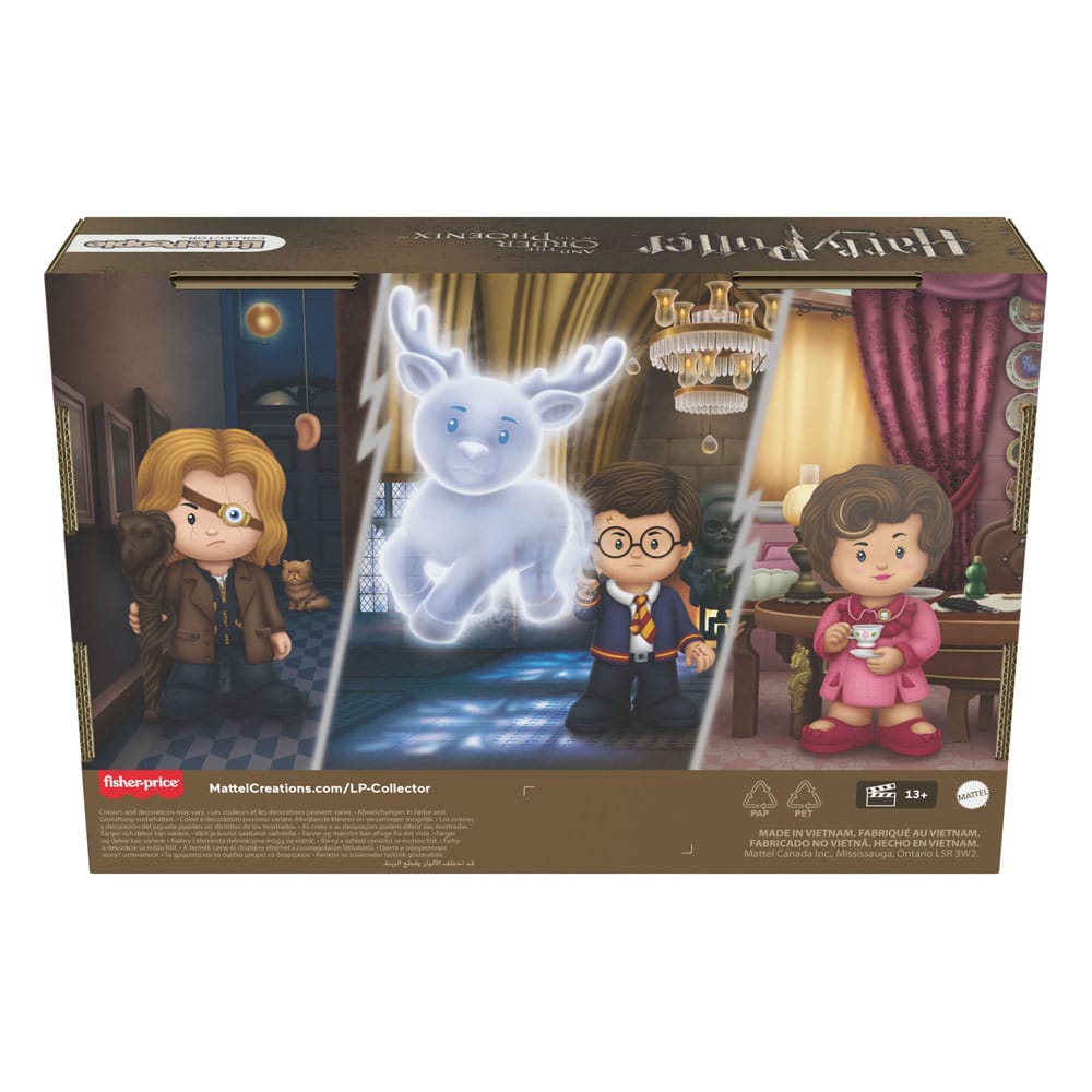 Harry Potter et l'Ordre du Phénix pack 4 minifigurines Fisher-Price Little People Collector 7 cm