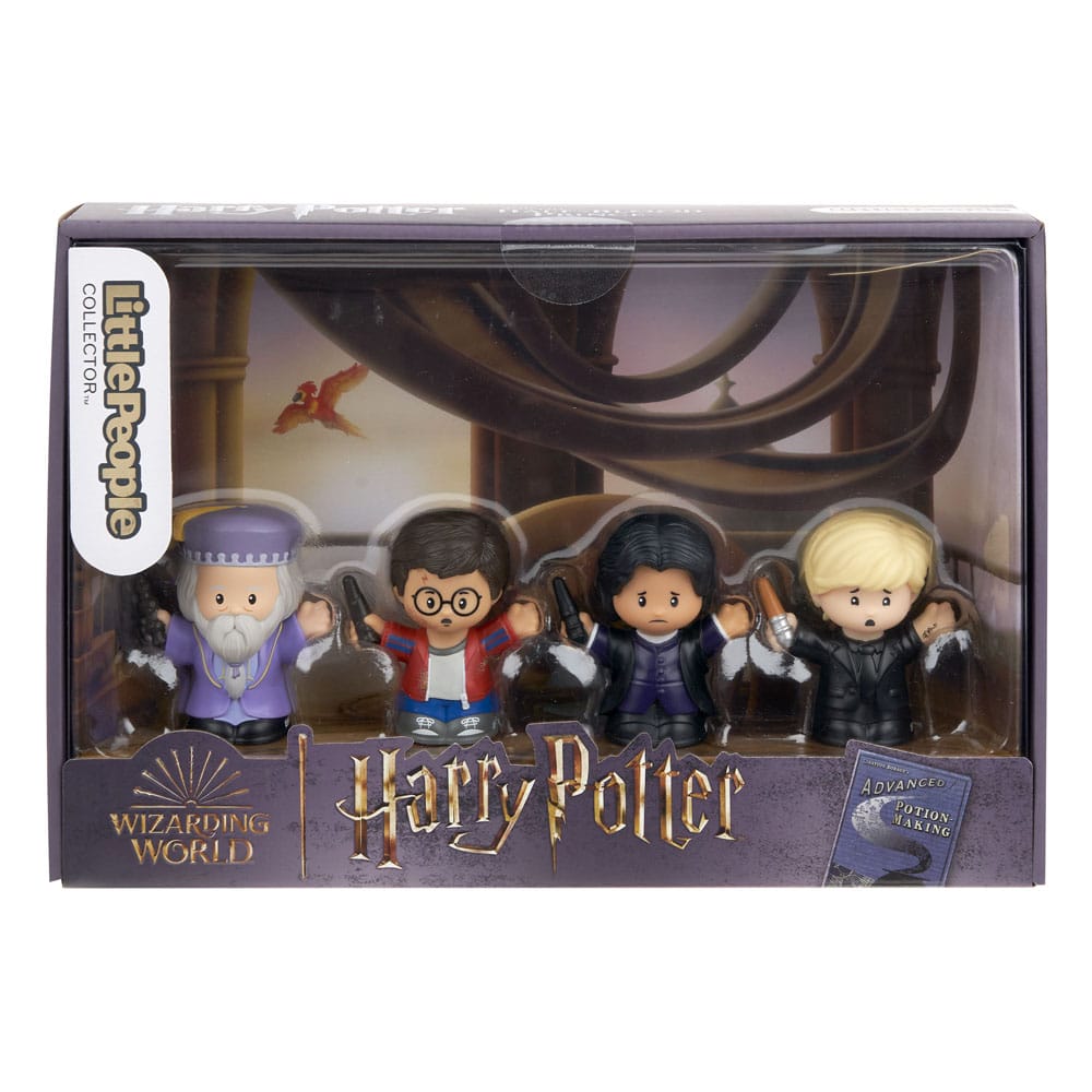 Harry Potter et le Prince de sang-mêlé pack 4 minifigurines Fisher-Price Little People Collector 7 cm