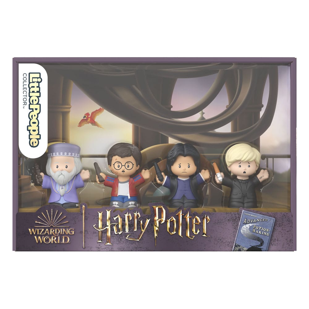 Harry Potter et le Prince de sang-mêlé pack 4 minifigurines Fisher-Price Little People Collector 7 cm