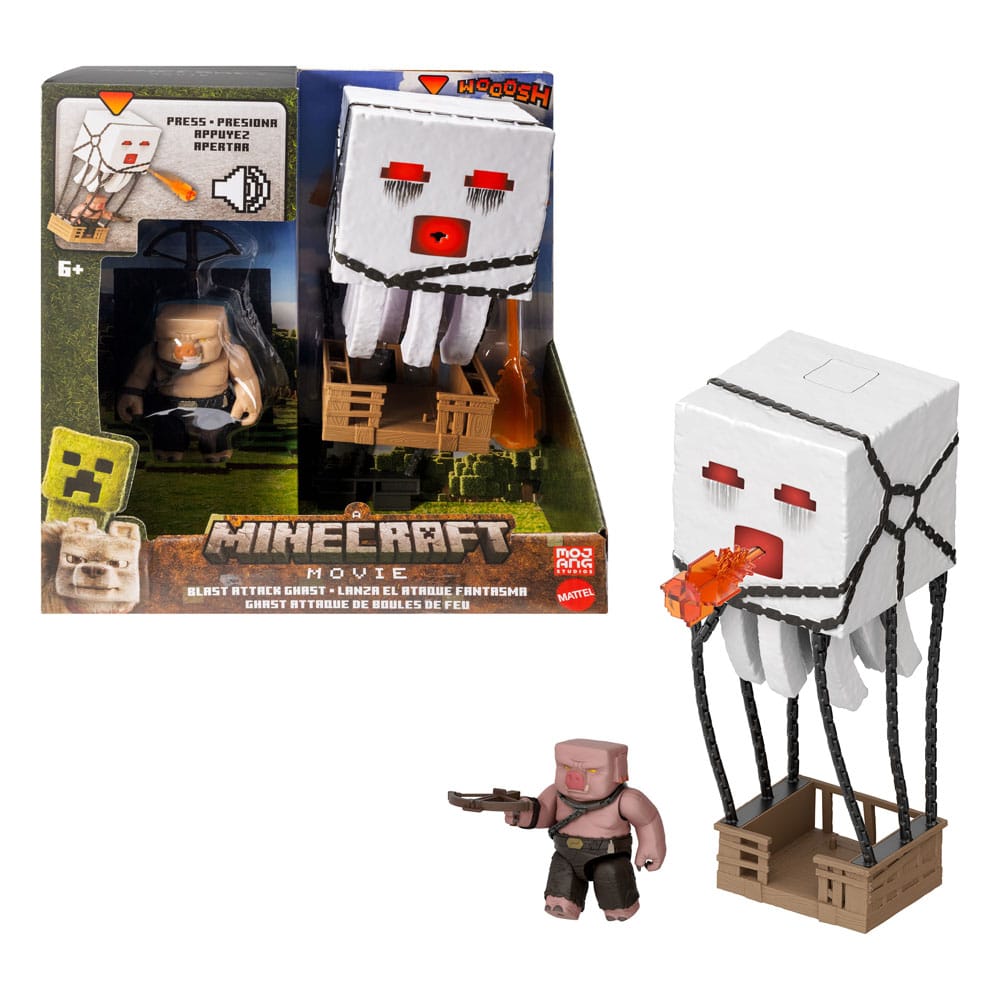 Minecraft, le film figurine Blast Attack Ghast 25 cm