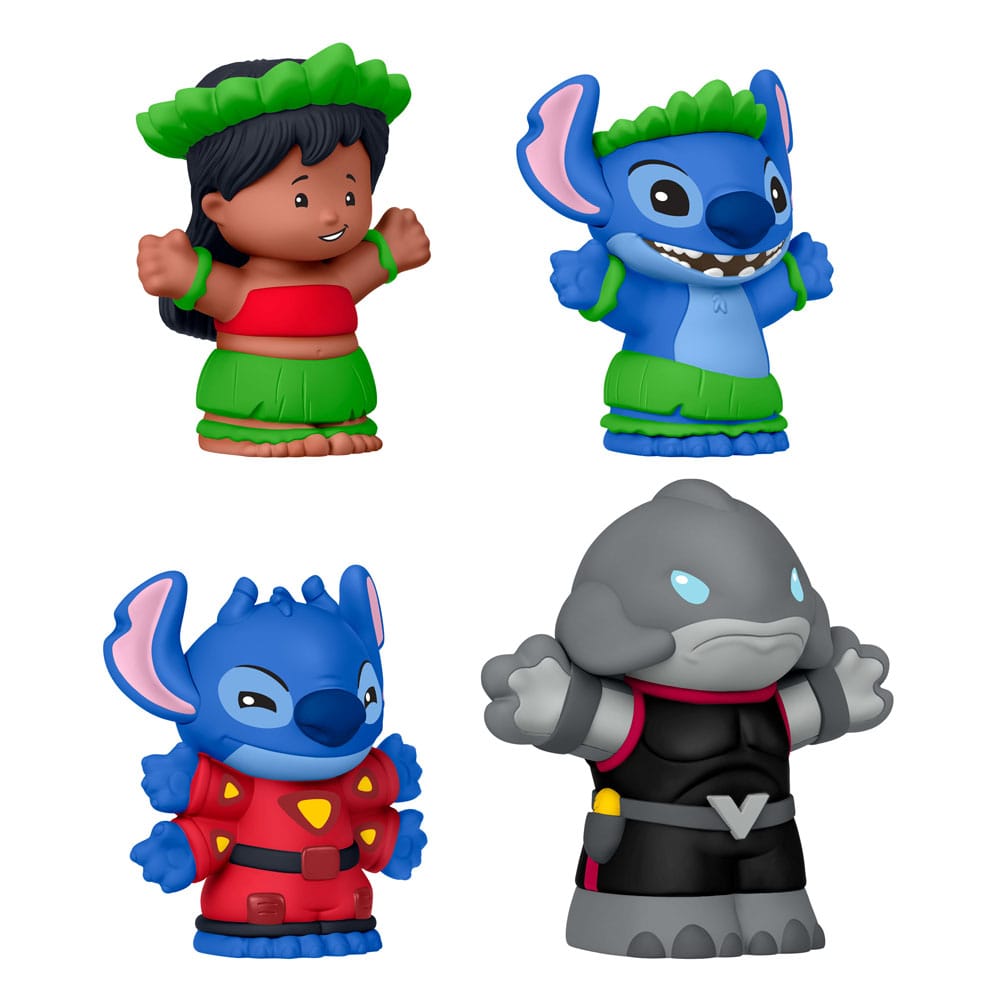 Lilo & Stich pack 4 minifigurines Fisher-Price Little People Collector 7 cm