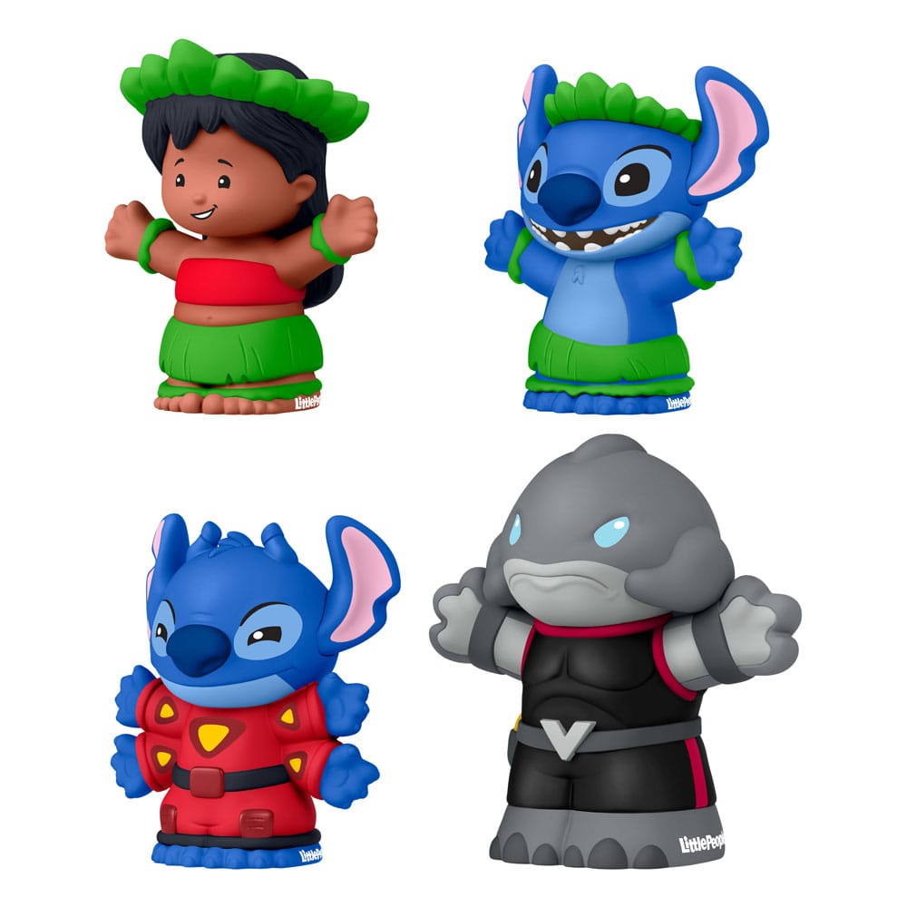 Lilo & Stich pack 4 minifigurines Fisher-Price Little People Collector 7 cm