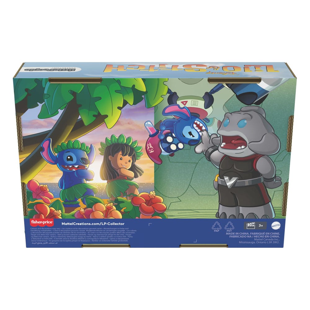 Lilo & Stich pack 4 minifigurines Fisher-Price Little People Collector 7 cm