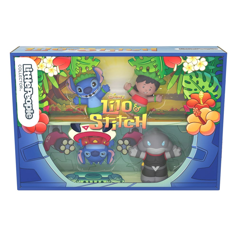 Lilo & Stich pack 4 minifigurines Fisher-Price Little People Collector 7 cm