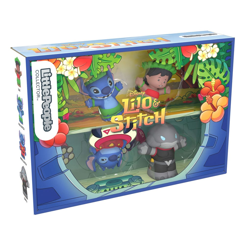 Lilo & Stich pack 4 minifigurines Fisher-Price Little People Collector 7 cm