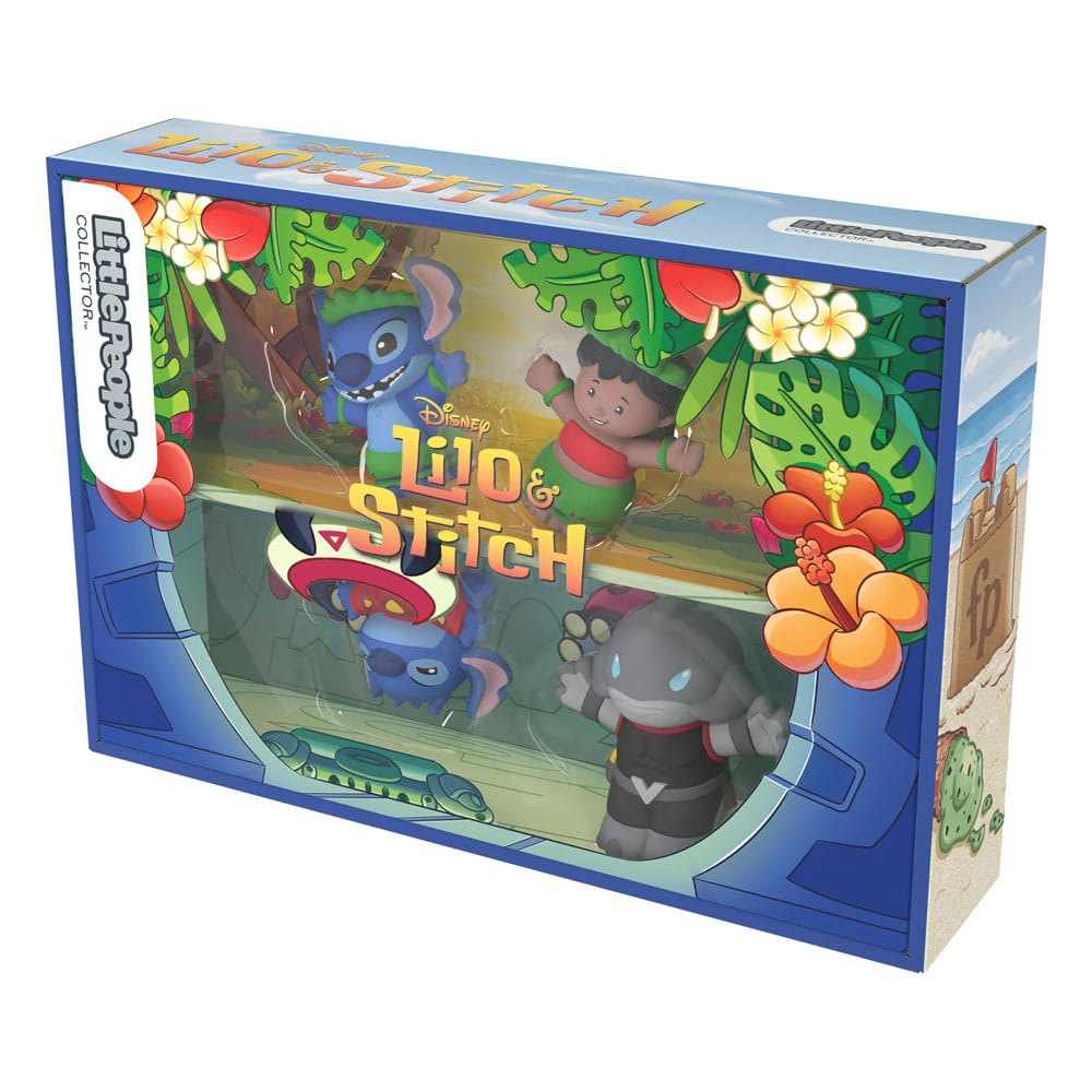 Lilo & Stich pack 4 minifigurines Fisher-Price Little People Collector 7 cm