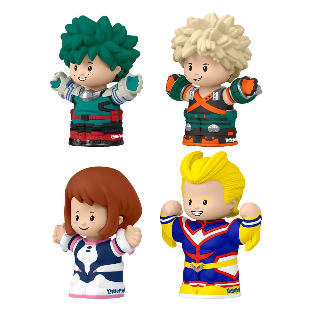 My Hero Academia pack 4 minifigurines Fisher-Price Little People Collector 7 cm