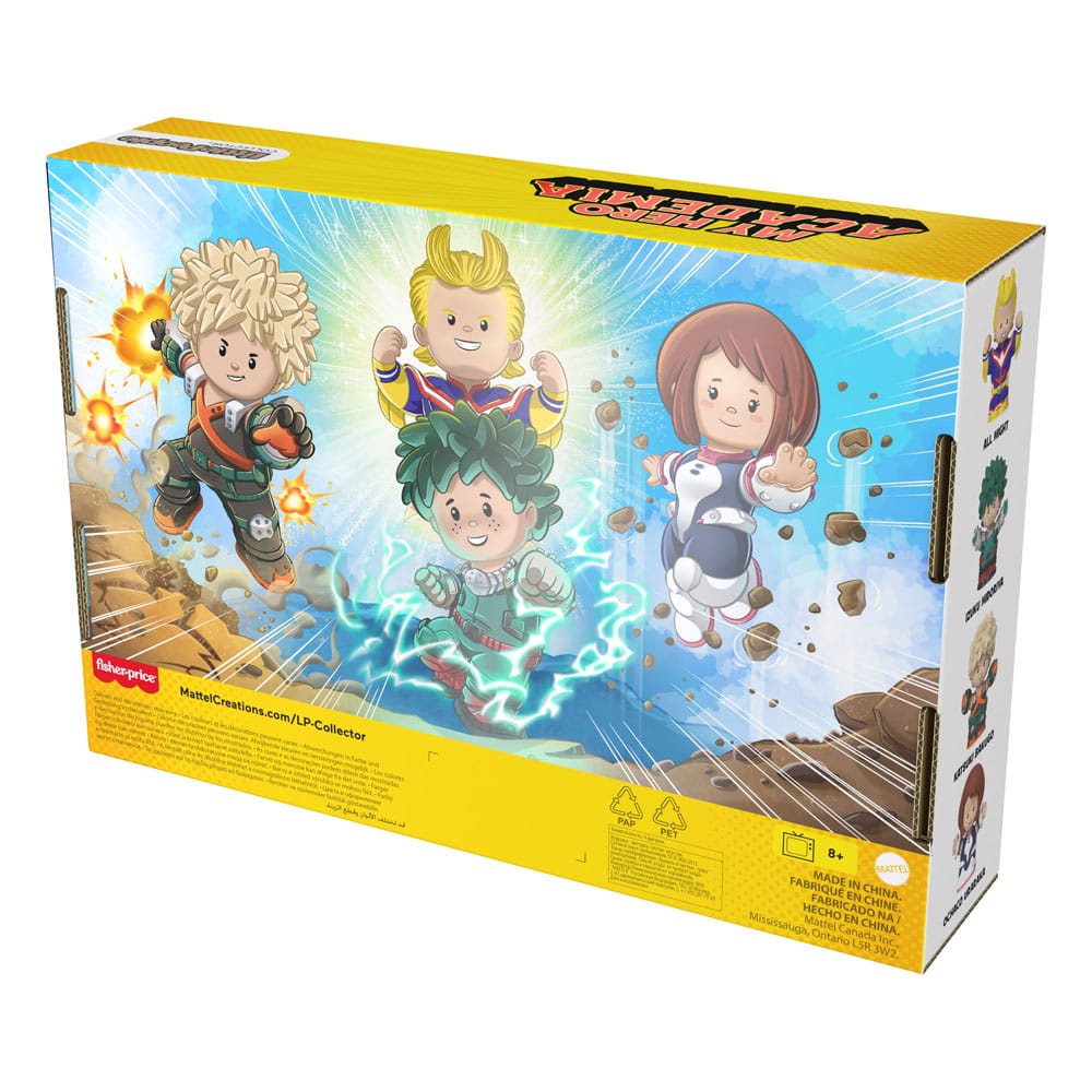 My Hero Academia pack 4 minifigurines Fisher-Price Little People Collector 7 cm