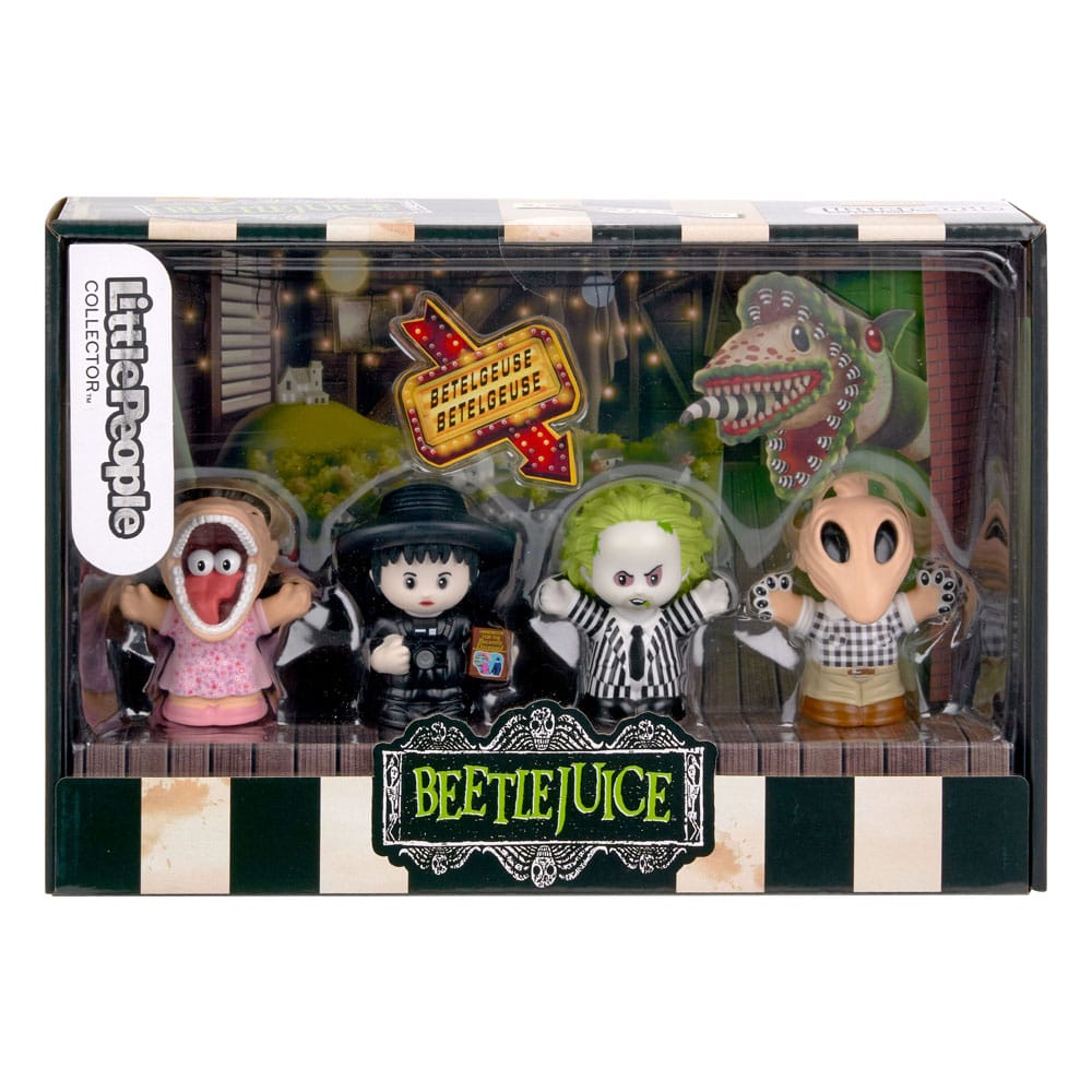 Beetlejuice pack 4 minifigurines Fisher-Price Little People Collector 7 cm