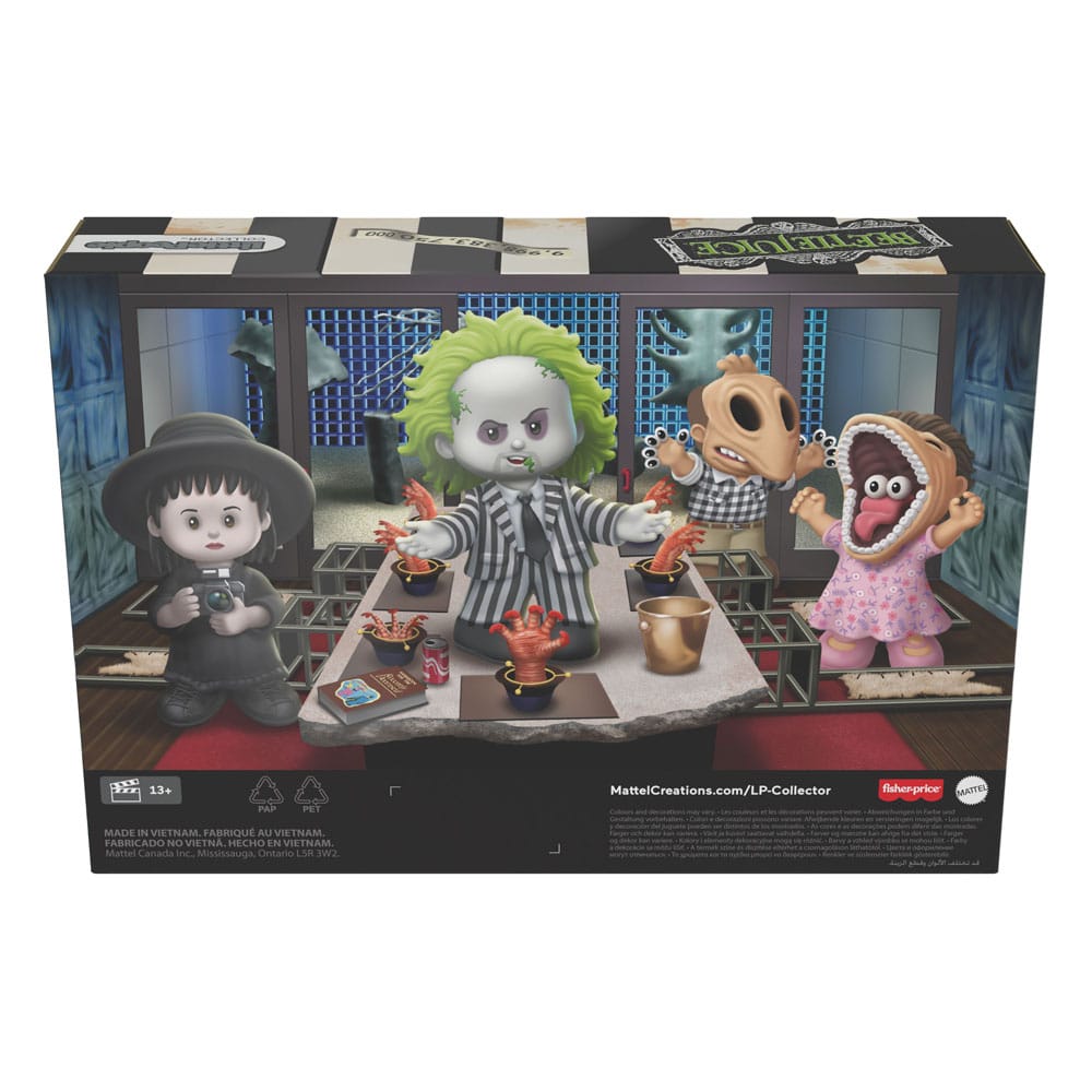 Beetlejuice pack 4 minifigurines Fisher-Price Little People Collector 7 cm