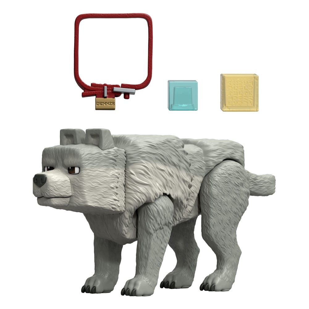 Minecraft, le film figurine Dennis le loup 10 cm