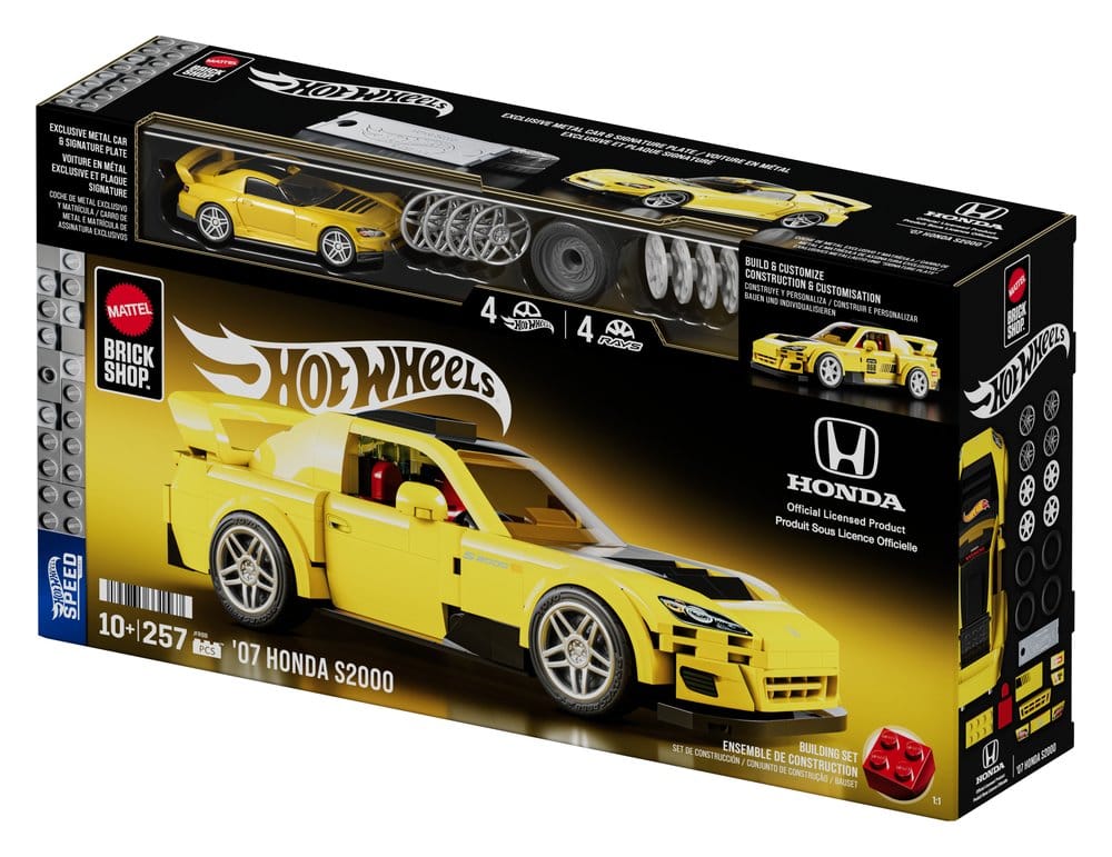 Hot Wheels Speed Series Mattel Brick Shop jeu de construction 1/32 '07 Honda S2000