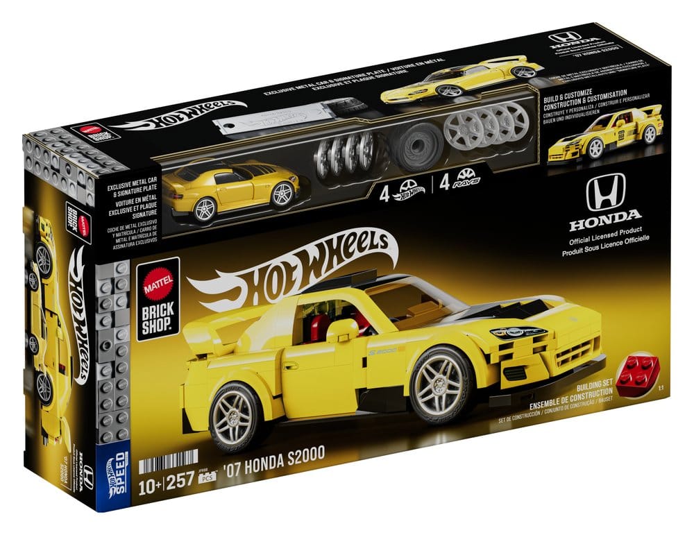 Hot Wheels Speed Series Mattel Brick Shop jeu de construction 1/32 '07 Honda S2000