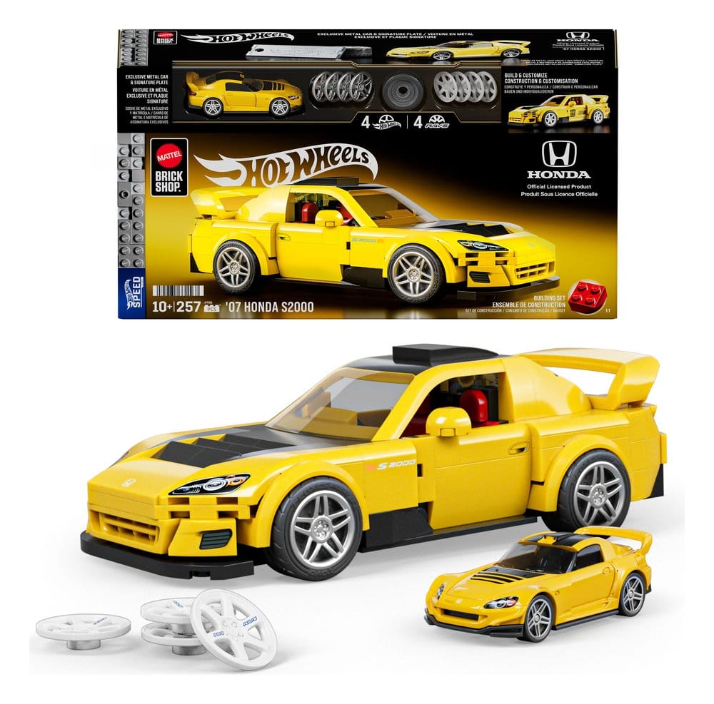 Hot Wheels Speed Series Mattel Brick Shop jeu de construction 1/32 '07 Honda S2000