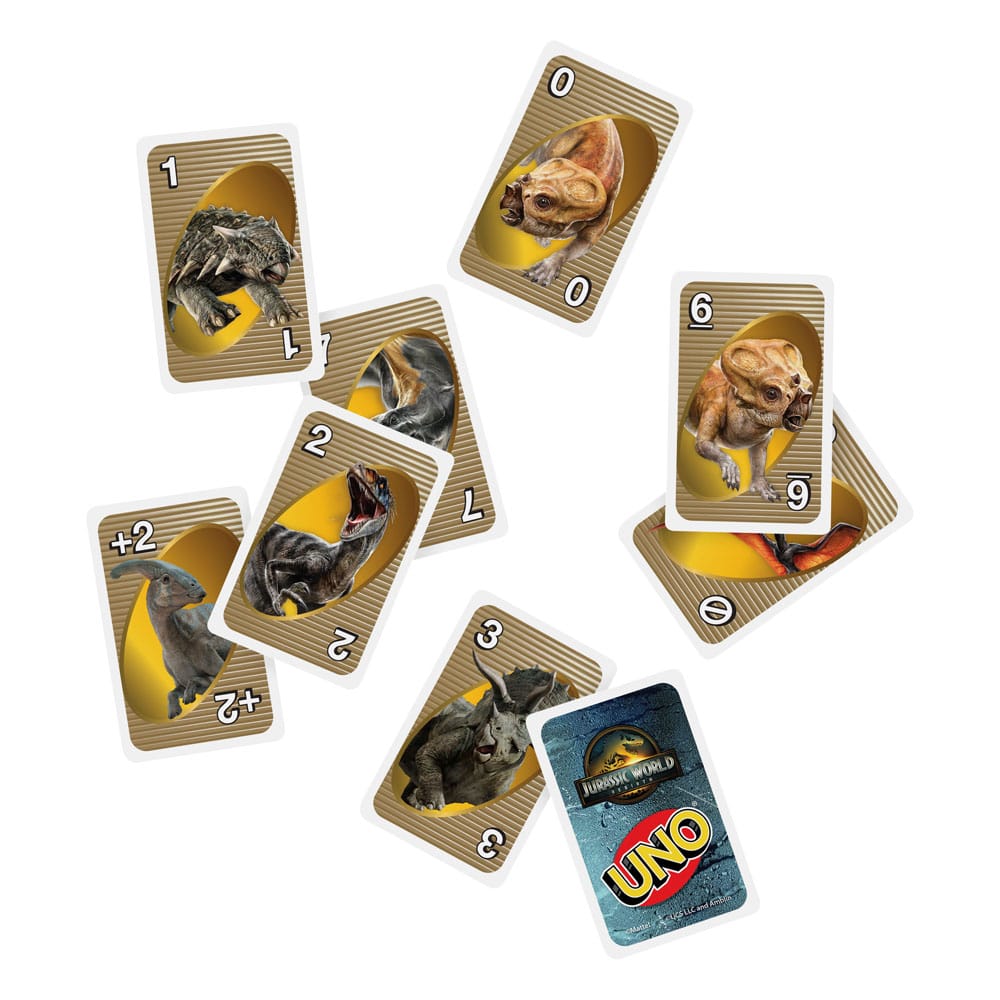 Jurassic World : Renaissance UNO jeux de cartes
