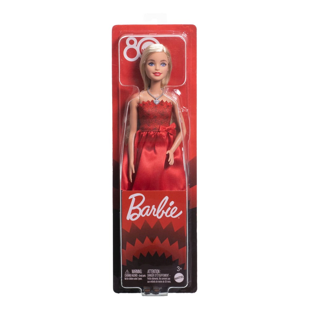 Barbie 80th Anniversary poupée Ruby Red