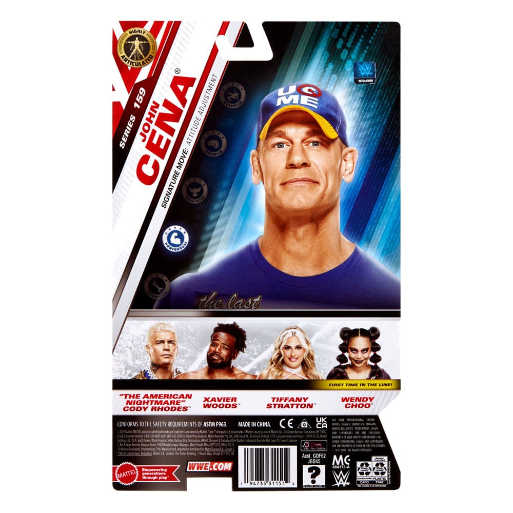 WWE Main Event Series figurine John Cena 15 cm