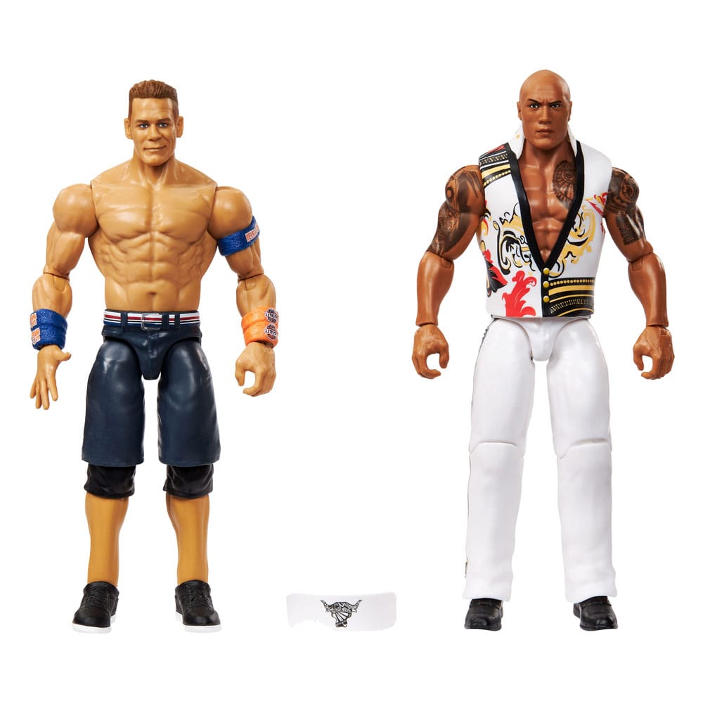 WWE Main Event Showdown figurines The Rock Final Boss vs John Cena 2-Pack 15 cm