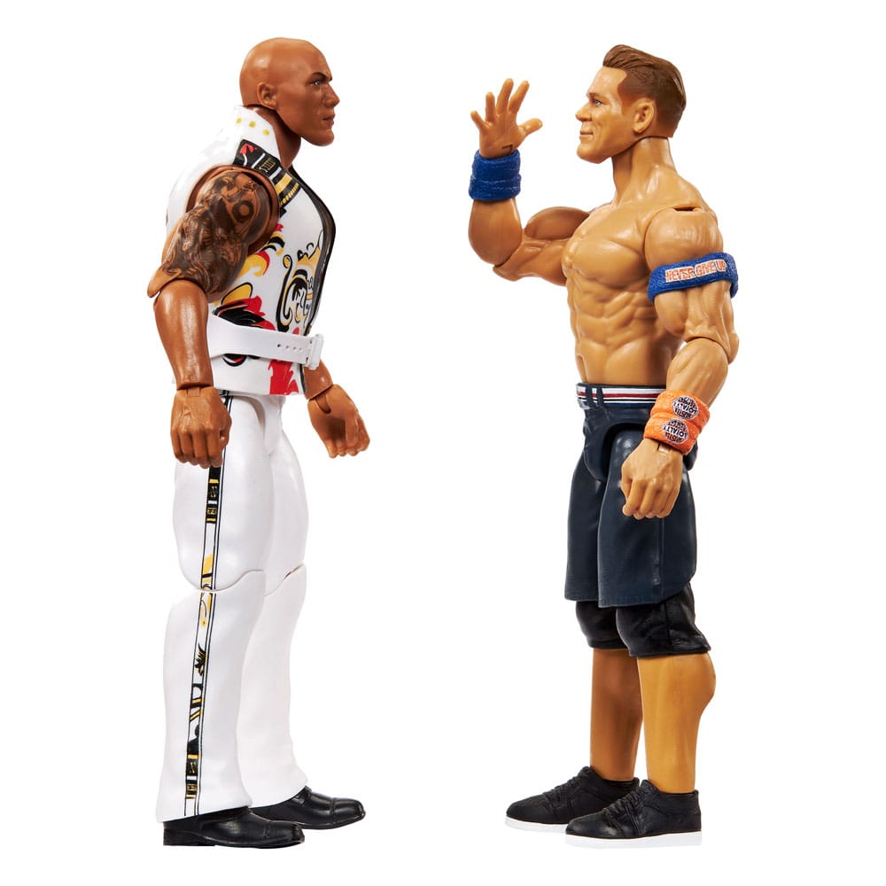 WWE Main Event Showdown figurines The Rock Final Boss vs John Cena 2-Pack 15 cm