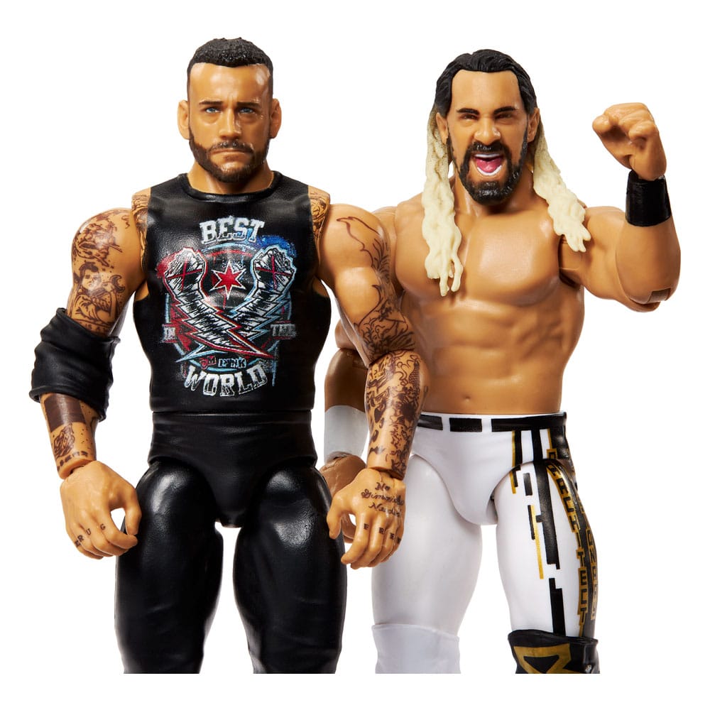 WWE Main Event Showdown figurines CM Punk vs Seth "Freakin" Rollins 2-Pack 15 cm