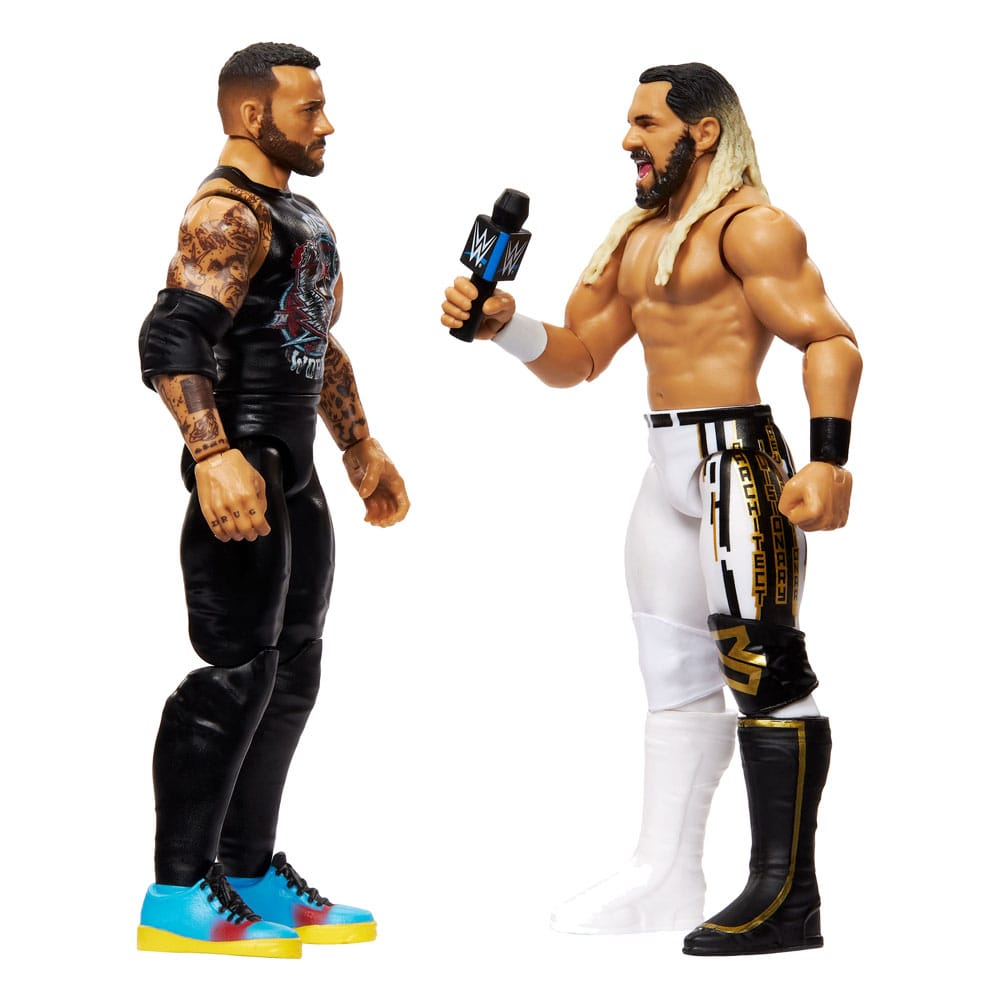 WWE Main Event Showdown figurines CM Punk vs Seth "Freakin" Rollins 2-Pack 15 cm