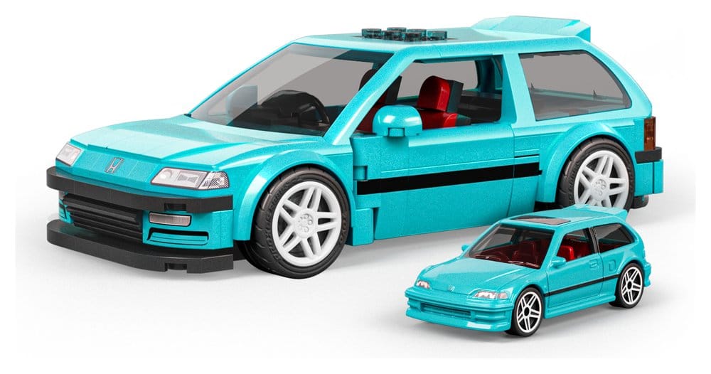 Hot Wheels Speed Series Mattel Brick Shop jeu de construction 1/32 Custom ’90 Honda Civic EF