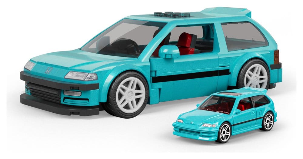 Hot Wheels Speed Series Mattel Brick Shop jeu de construction 1/32 Custom ’90 Honda Civic EF