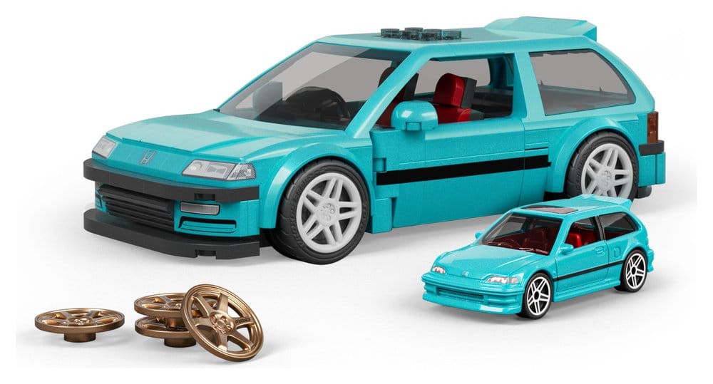 Hot Wheels Speed Series Mattel Brick Shop jeu de construction 1/32 Custom ’90 Honda Civic EF