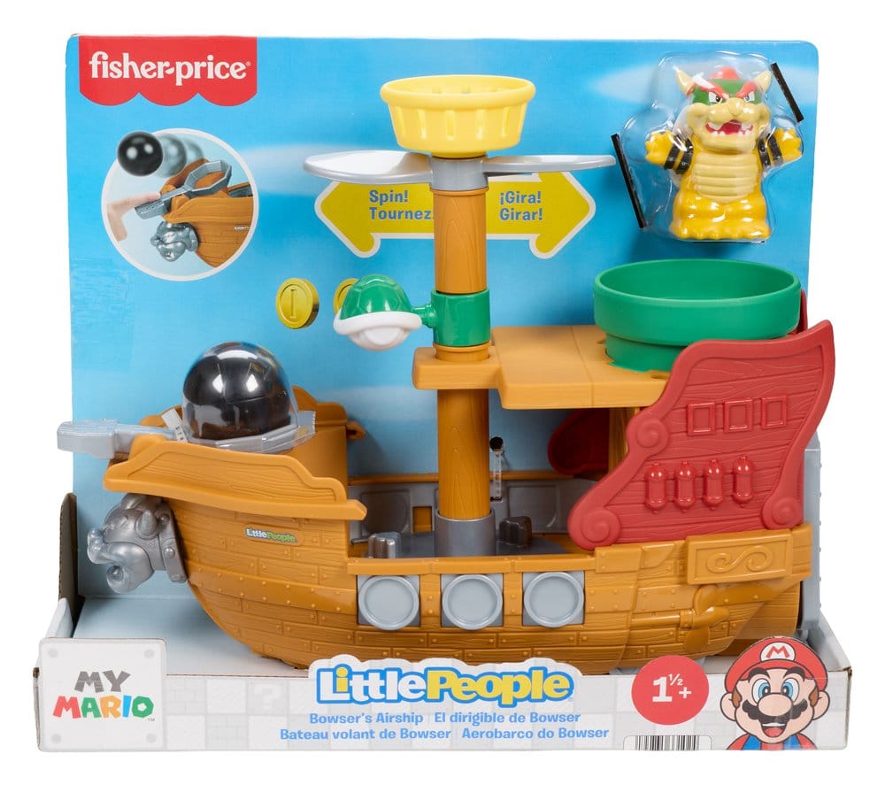 My Mario Little People playset Vaisseau de Bowser