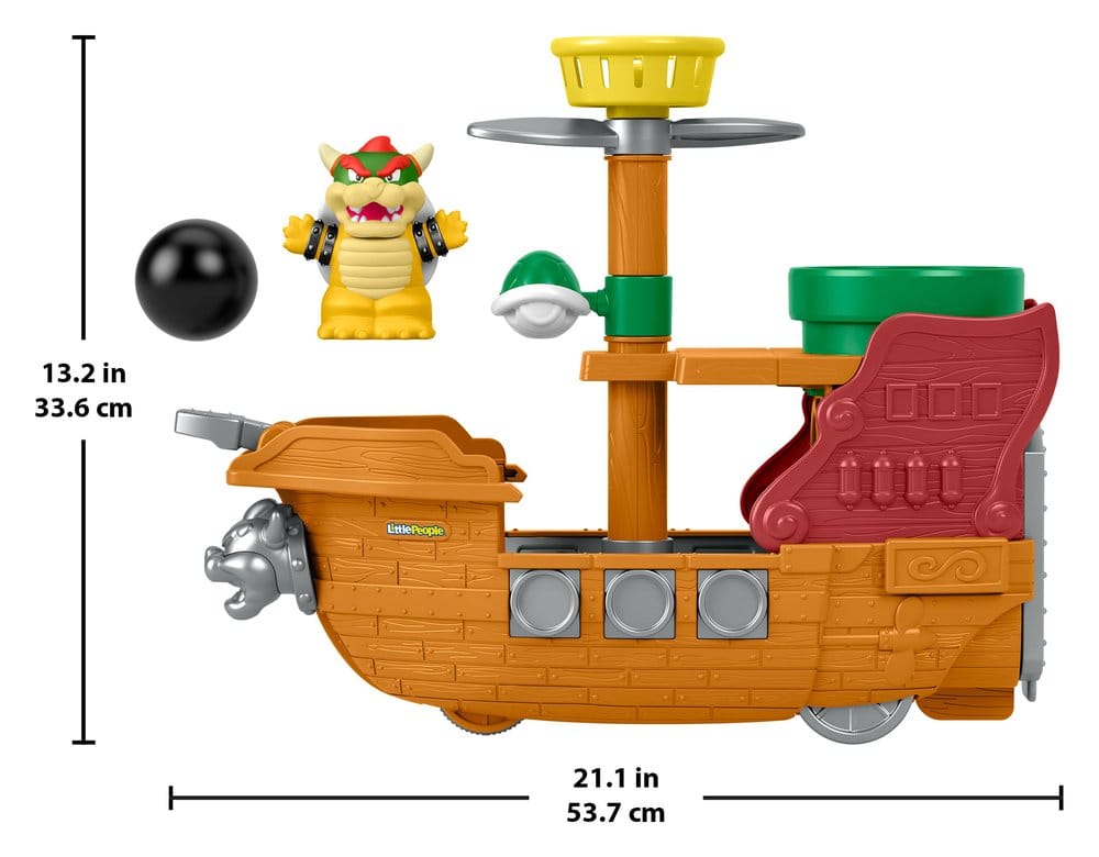 My Mario Little People playset Vaisseau de Bowser