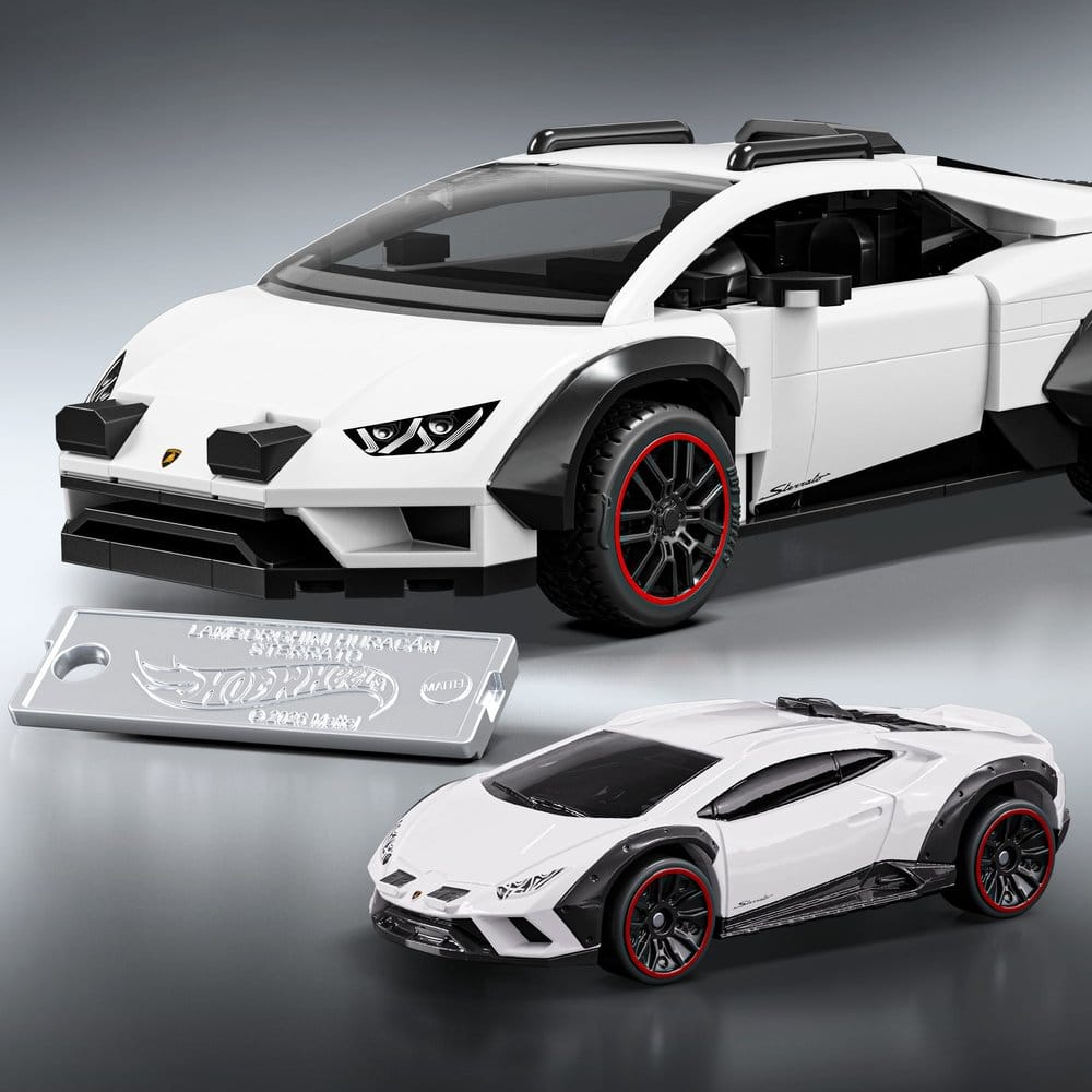 Hot Wheels Speed Mattel Brick Shop jeu de construction 1/32 Lamborghini Huracán Sterrato