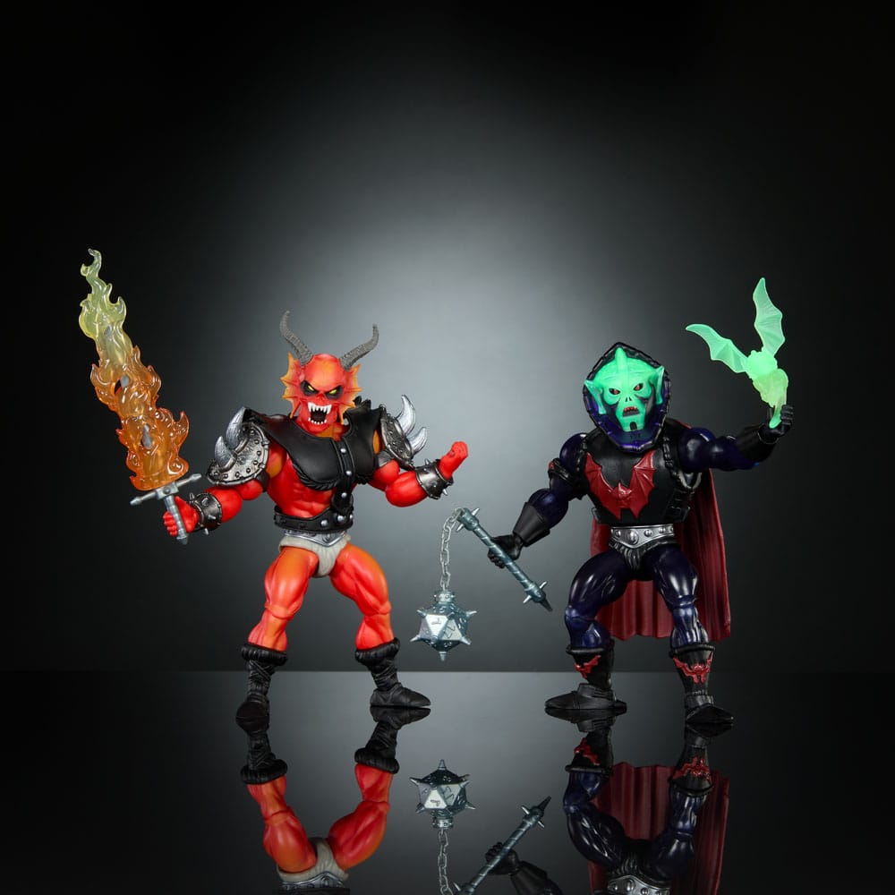 Masters of the Universe x Stranger Things Origins pack 2 figurines Hordak & Hellfire-Man 14 cm