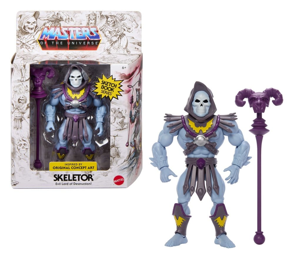 Masters of the Universe Origins figurine Sketchbook Series: Skeletor 14 cm